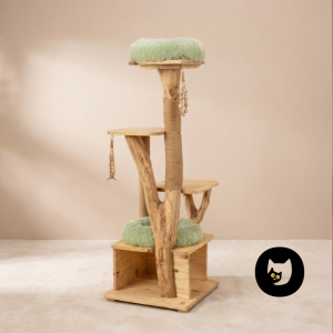 Arbre à chat artisanal CH'ADORE n°49 en bois design durable unique sur mesure
